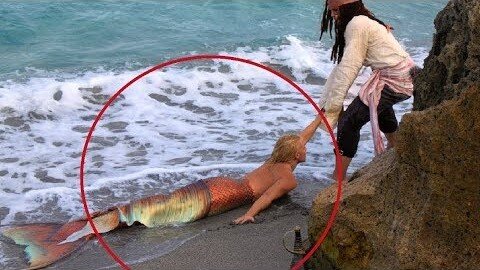 She finds Real Life Mermaid... Then This Happens...