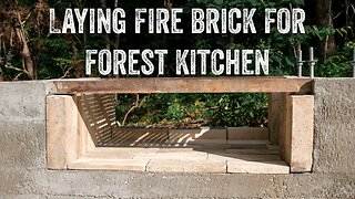 S2 EP19 | TIMBER FRAME | OUTDOOR FOREST KITCHEN | LAYING BRICK FOR FIRE PIT