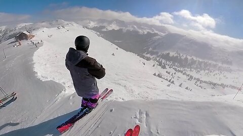 Skiing The STEEPEST Runs At COPPER MOUNTAIN!!