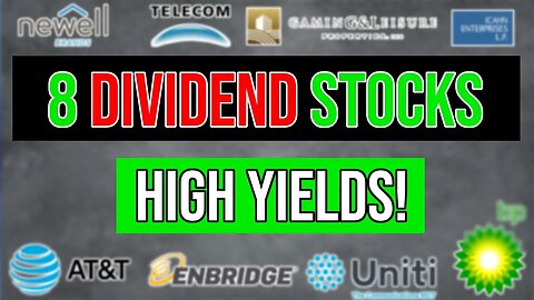 Top 8 High Paying Dividend Stocks To Buy