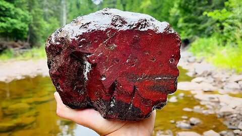 UNEXPECTED rockhounding find // 10LB Jasper Stone