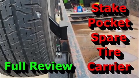 Stake Pocket Spare Tire Carrier - Full Review - Works Great!