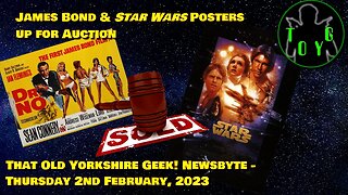 James Bond and Star Wars Lobby Posters up for Auction - TOYG! News Byte - 2nd February, 2023