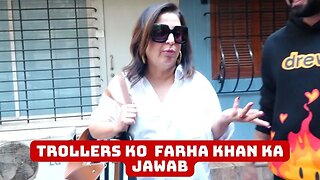 Farah Khan Ka Trolls ko Jawab