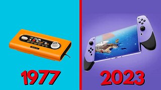 Evolution Of Nintendo Consoles 1977-2023