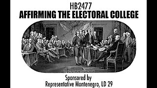 HB2477 - Affirming the Electoral College