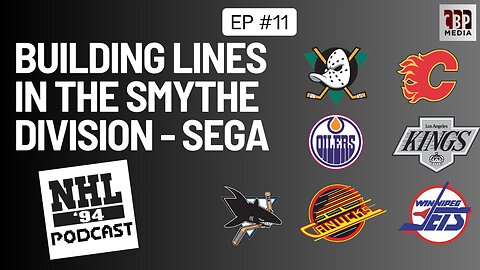 Building Lines For The Genesis NHL '94 (Smythe Division) - with Angryjay93