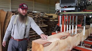 Sawing Appalachian Gold On The Sawmill,