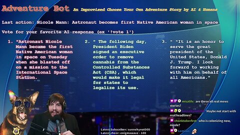 Choose Your Own News - AI Generated News Show (10/7/2022)