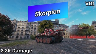 Rheinmetall Skorpion (8,8K Damage) | World of Tanks