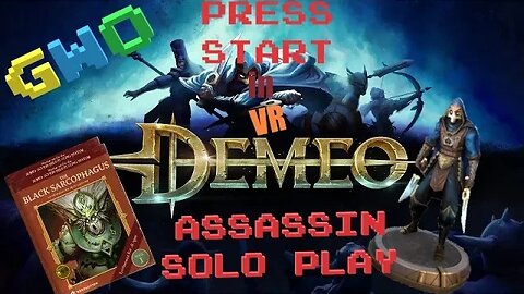 PRESS START Demeo SOLO with the Assassin. Raw game play no edit