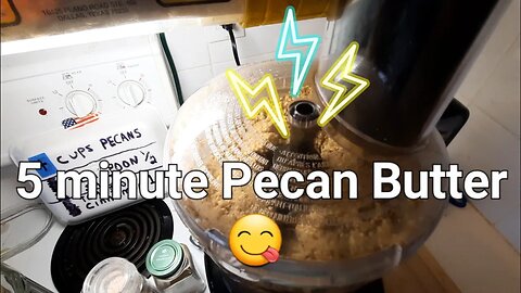 5 minutes pecan butter #pecanbutter #pecancandy #pecan ✌👍🍟📺👀🧂 ☜(ﾟヮﾟ☜)