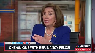 Nancy Pelosi to MSNBC host - "if you wanna be an apologist for Donald Trump, that may be your role"