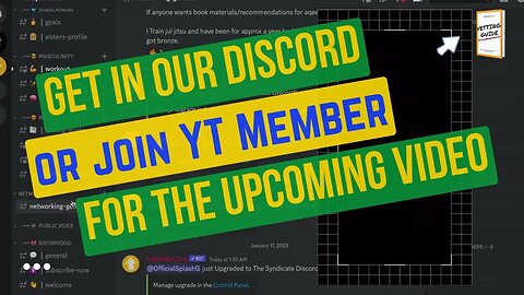 Join Our Discord or YouTube Exclusive Channel Membership For The New Series
