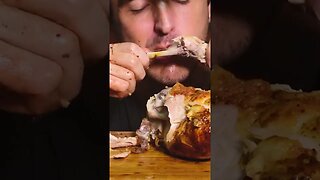 ASMR Eating a WHOLE CHICKEN * mukbang no talking NOMNOM *