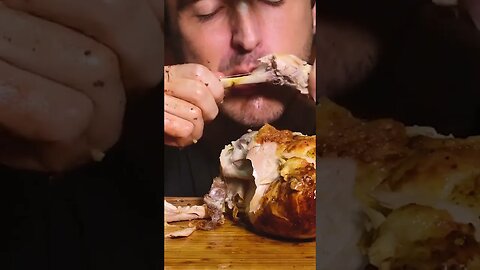 ASMR Eating a WHOLE CHICKEN * mukbang no talking NOMNOM *