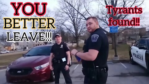 Rude cop gets a talking to for his rude behavior