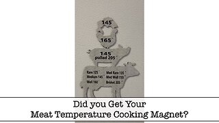 Did you get your Meat Temperature Cooking Magnet?