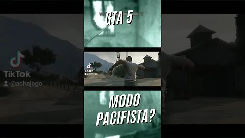 Zerando GTA 5 sem matar ninguém?