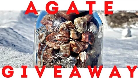 1000 Subscriber GIVEAWAY!! Free Jar of Lake Superior Agates!