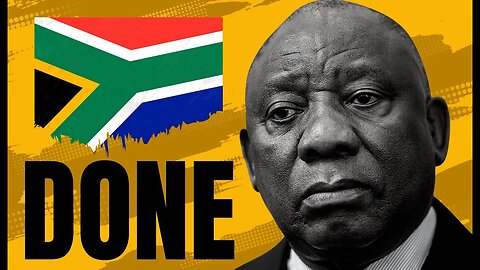 Cyril Has Given Up On South Africa.