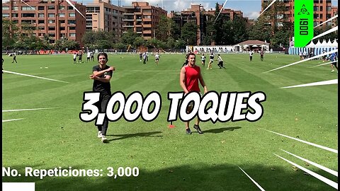 Hicimos 3000 pases en una sesión!