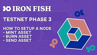 IronFish Testnet Phase 3 | How To Setup A Node (Mint,Burn,Send Assets)