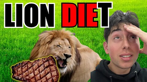 The "Lion" Diet Is Worse Than the Carnivore Diet