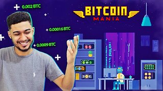 NOVA MOEDA NO BITCOIN MANIA! INVESTINDO E SACANDO DO GAME