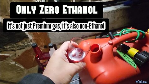 I Use ONLY ZERO Ethanol Premium Gas 👍🏼 for all my small engine machines