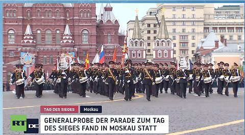 Tag des Sieges: Generalprobe der Parade in Moskau