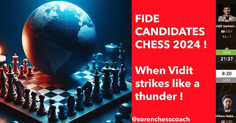 When Vidit Strikes Like a Thunder ! FIDE 2024 ! But HOLD ON