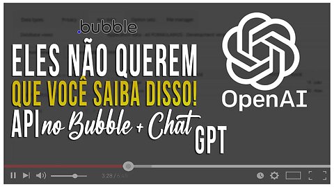 Como integrar qualquer API no seu Aplicativo Bubble com o Chat GPT