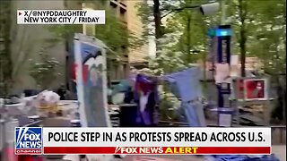 Fox News: GWU Protesters Project ‘Genocide Joe’ on U.S. Flag