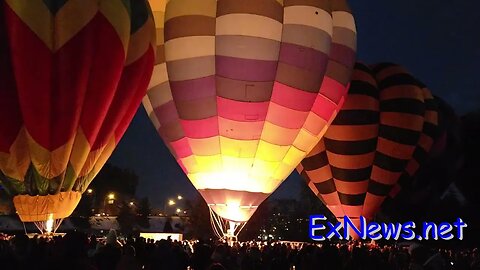 Hot Air Balloons Polson Park Vernon Winter Carnival