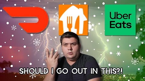 Does Bad Weather ACTUALLY Help Gig Workers? - Doordash UberEats Grubhub