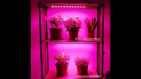 Plant Grow Light,45W Plant Grow Lamps,Grow Light Strips Growing Lights for Indoor Plants,Full S...