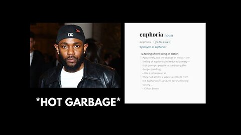 Kendrick Lamar - Euphoria (Drake Diss) Reaction! *Hot Garbage*