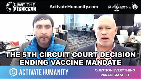 Dr. David E. Martin Explaining The 5th Circuit Court Decision Ending Vaccine Mandate