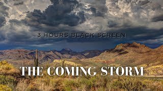 Coming Storm | ASMR | Wind | Black Screen