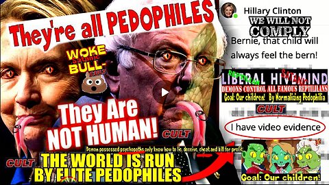 'Sickening' Tape of Bernie Sanders Raping Boy Surfaces in New Pizzagate Files [They're NOT Human]