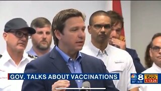 Ron Desantis Covid19 Vaccine Promotions Exposed by Laura Loomer after Blaming Trump