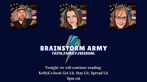 We will be reading from KellyK's Book Get Lit Stay Lit Spread Lit