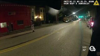 Body camera footage shows Cleveland officer shoot man after hearing gunshots