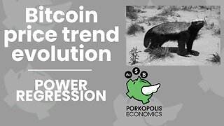 PE18: Evolution of the bitcoin power trendline