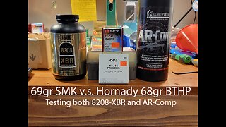 Can a Hornady bullet outshoot a Sierra MatchKing? .223 Reloading Test