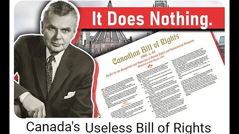 Canadian Bill of Rights , Charter of Rights & Notwithstanding Clause!