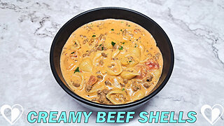 Creamy Beef Shells | Easy & Tasty PASTA Recipe TUTORIAL