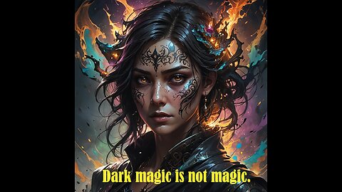 Dark magic is not magic
