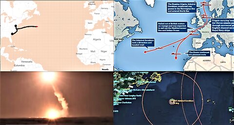 DID A RUSSIAN SHIP VEER TO INTERCEPT USA VESSEL WITH 60 TANKS HEADING FOR UKRAINE? FALSE FLAG?